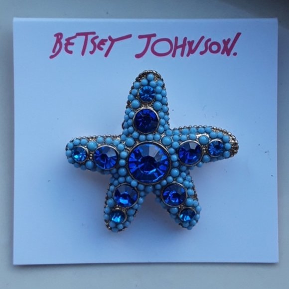 Betsey Johnson Jewelry - Betsey Johnson STARFISH BROOCH